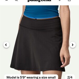 Patagonia Women's Maipo Skort XL Black never worn